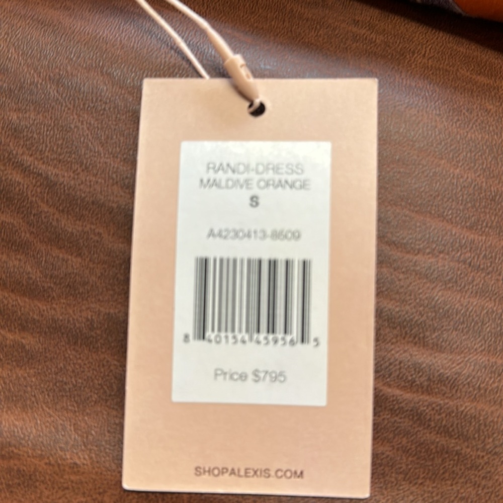 Alexis Orange Tropical One-Shoulder Maxi Dress - Picture 4 of 4